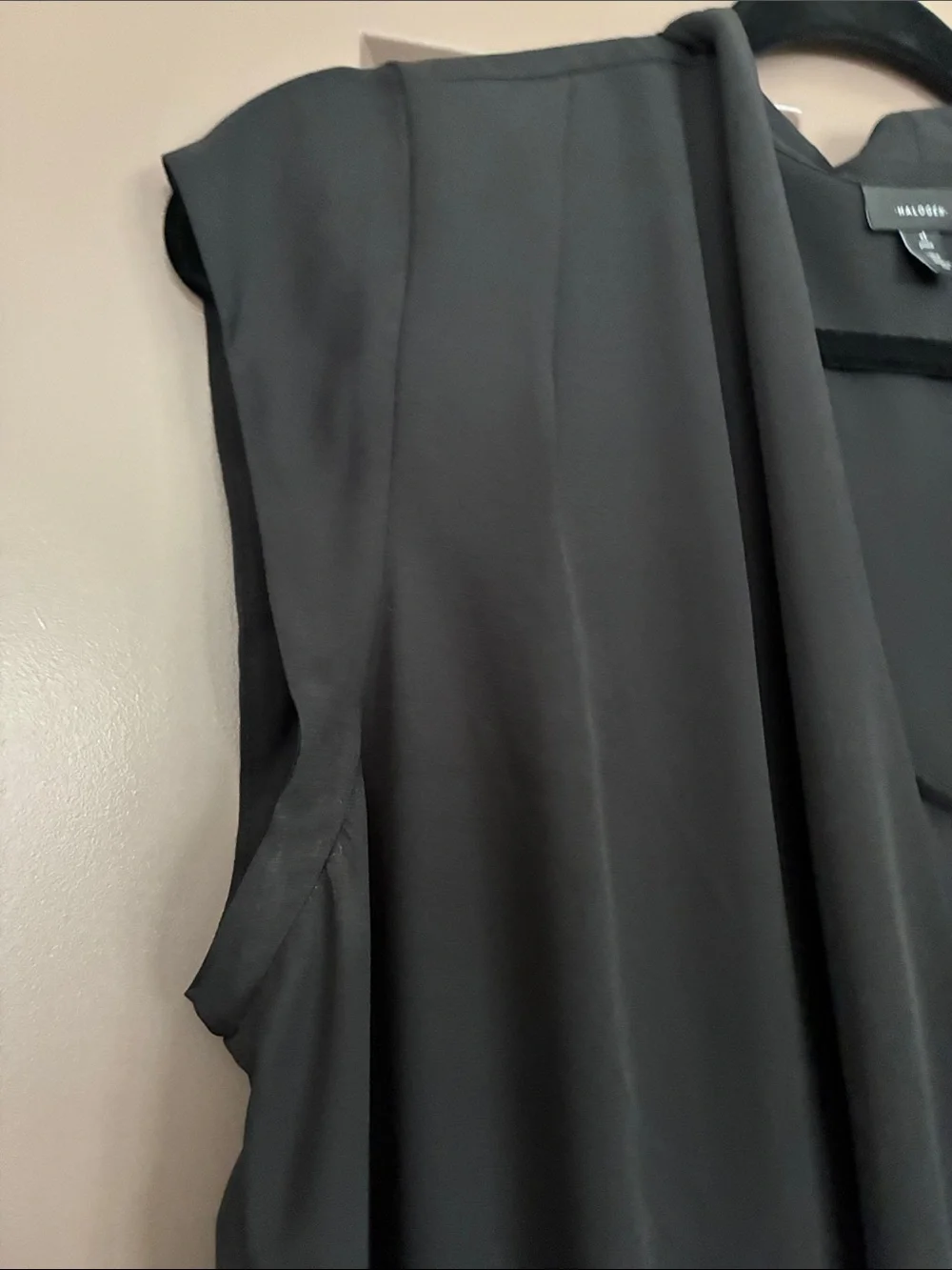 Halogen sleeveless draped